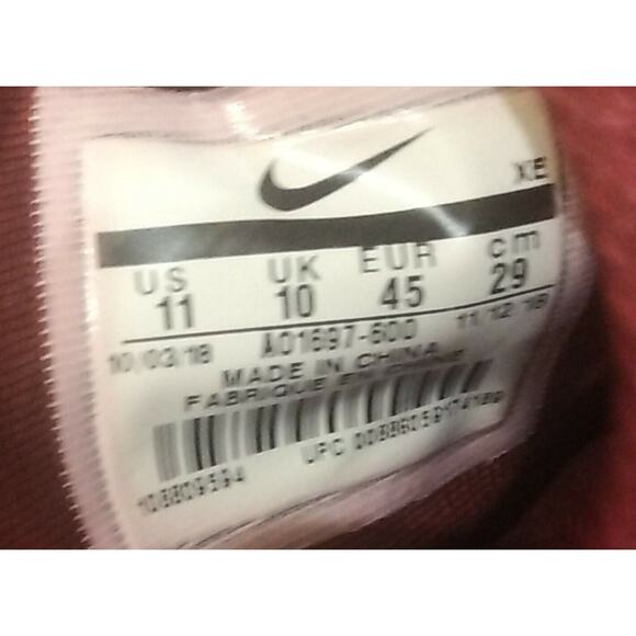 Nike Huarache E.D.G.E. TXT Team Red/White/Black Men's Size 11 AIR AO1697 - Picture 12 of 12